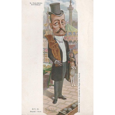 Caricature de Mr  Pierre Waldeck-Rousseau 1900